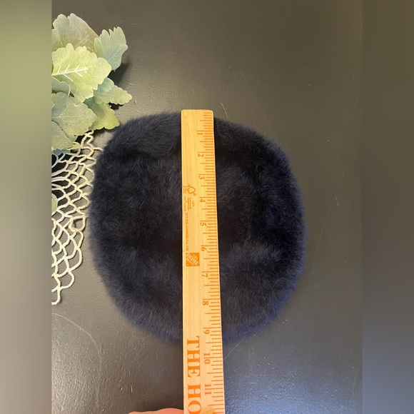 Kangol Vintage Angora Fur Blend Navy Blue Cap Hat Men’s Sz Medium - Picture 11 of 13